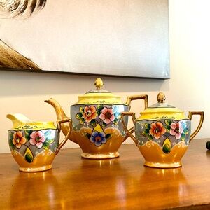 Vintage Takito Lusterware Tea Set